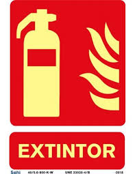 Señal de Extintor -Extintores Guadalajara-