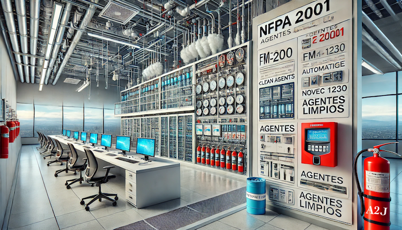 NFPA 2001: Para sistemas de agentes limpios - Extintores Guadalajara