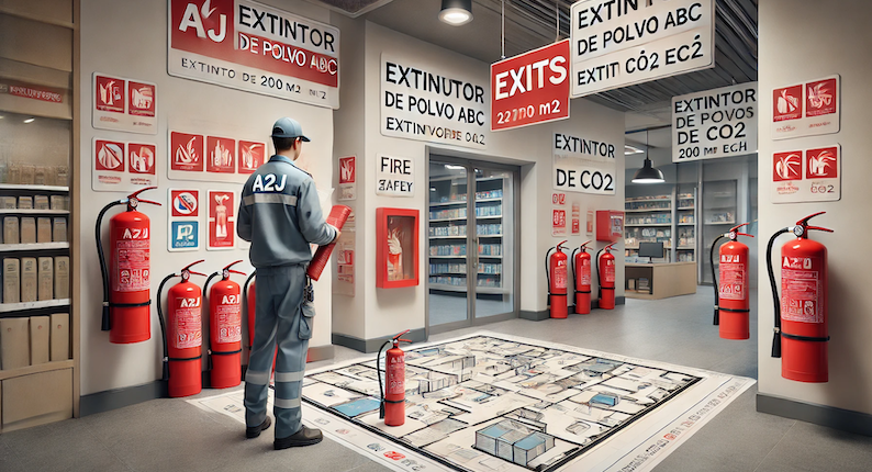La respuesta depende de varios factores clave: la superficie del local , el uso o actividad , el riesgo de incendio y la legislación vigente.
