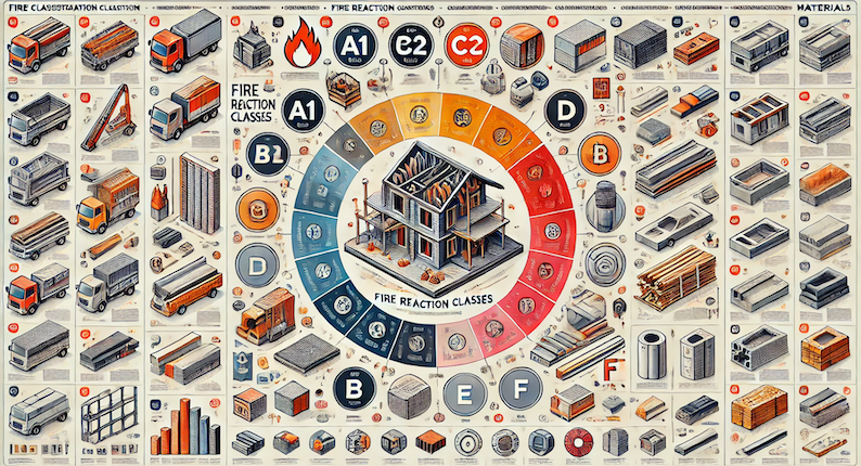 UNE-EN 13501-1 es el estándar europeo que establece la clasificación de los materiales de construcción en función de su reacción al fuego