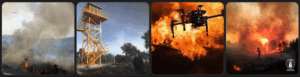 dispositivo de prevención y extinción de incendios forestales, coordinado por el Plan INFOCAM (Plan de Incendios Forestales de Castilla-La Mancha)